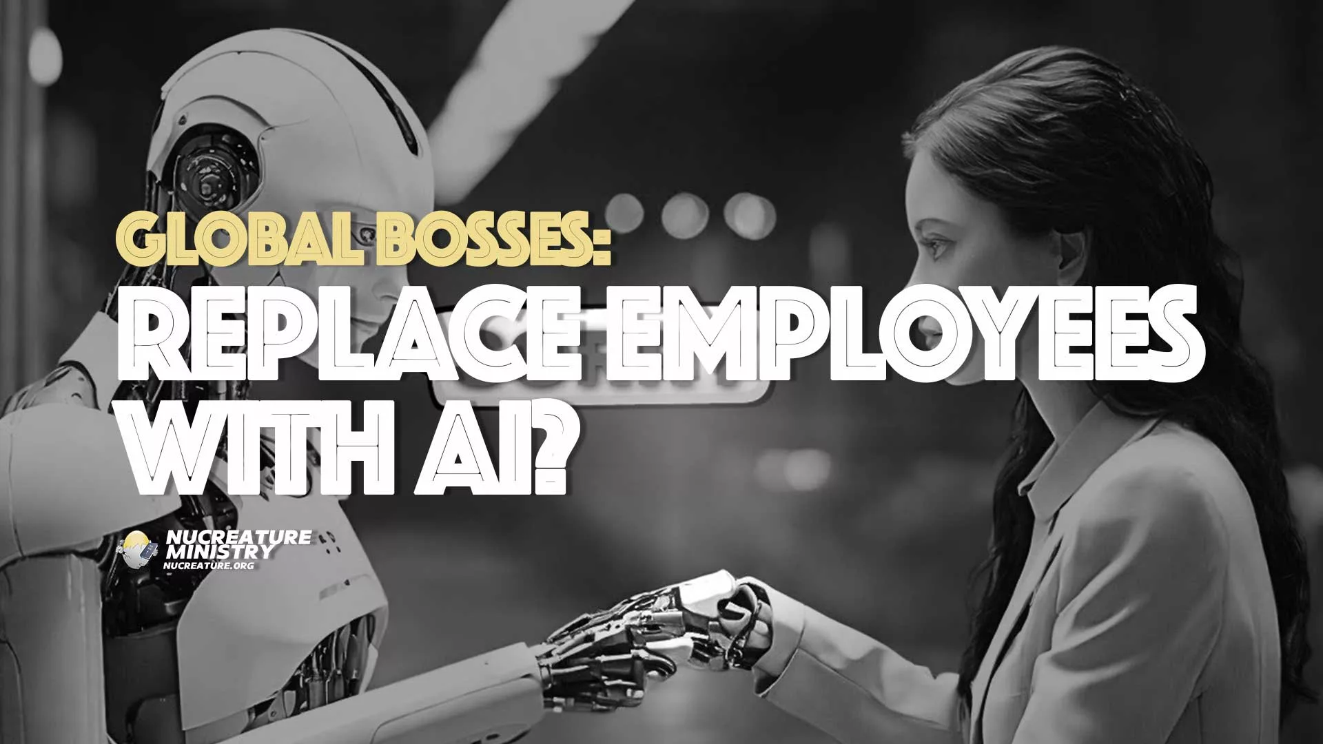 Global-bosses : robot says sorry to human employee