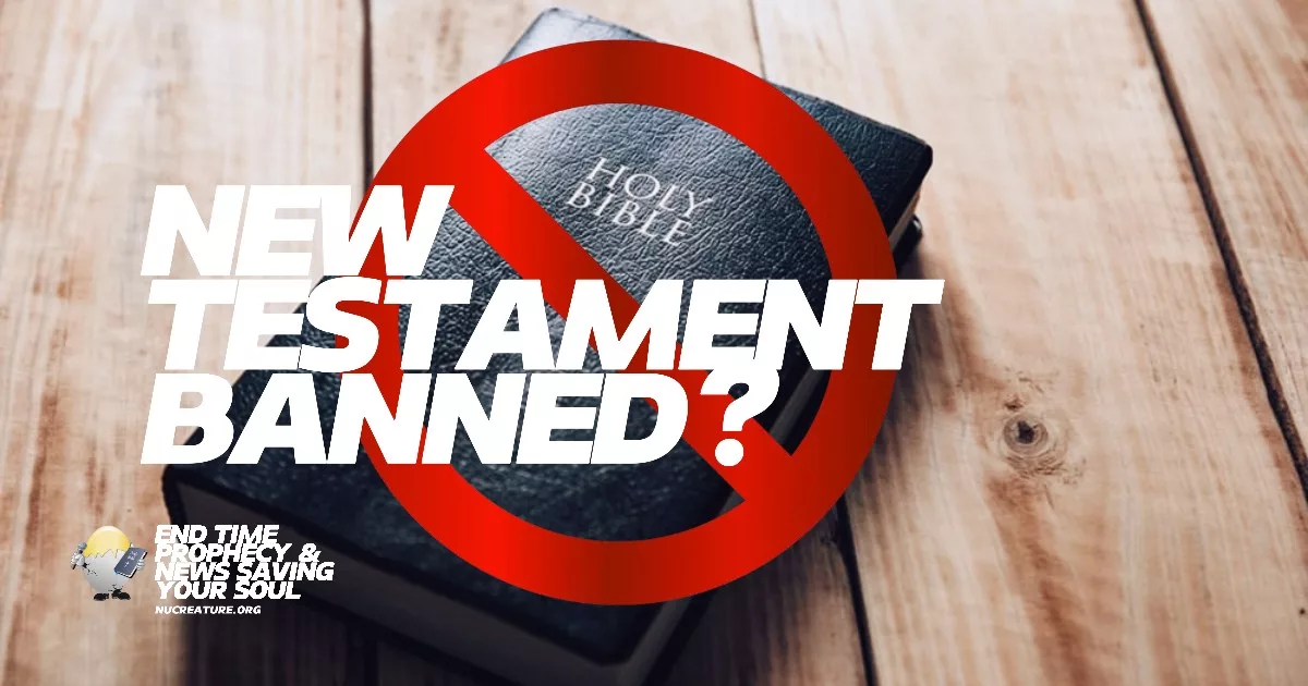 new-testament-banned bible with banned symbol over it
